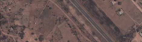 CH-II Trench and Karonga Airport Runway (to the northeast)